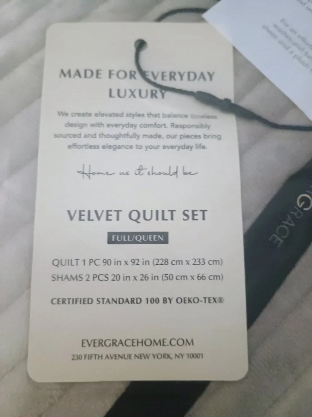 New, Velvet Quilt, quilt set, bedspread, Luxury Bedding, Modern Farmhouse, plush